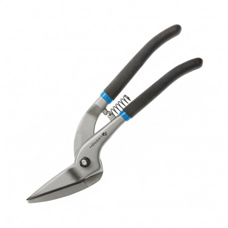 Hogert HT3B509 tin snips, 300mm, 1mm, straight, DIN 6438, induction hardened, 55-60 HRC, spring, rub
