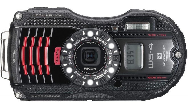 Ricoh WG-4 GPS, melns