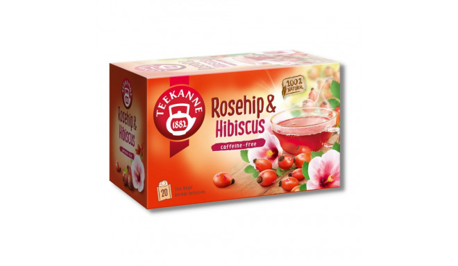 Herbal tea TEA POUCH with hibiscus thread in a bag 20pcs