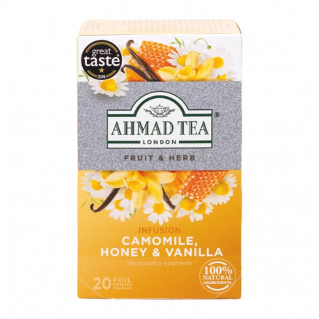 Herbal tea AHMAD chamomile/honey/vanilla 20 pcs in an envelope