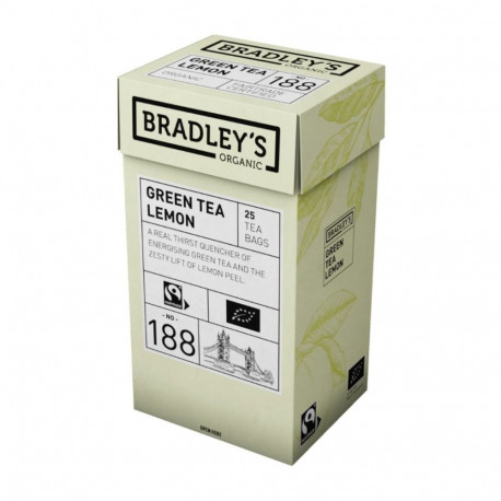 Green tea BRADLEYS no. 188 with lemon 25 pcs
