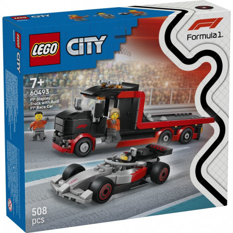 LEGO City F1 esitlusveok Audi F1 võidusõiduautoga