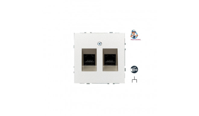COMPUTER SOCKET IKL-002-01.M/CH 2PL