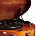 Retro turntable PC encording speakers Lenco, brown