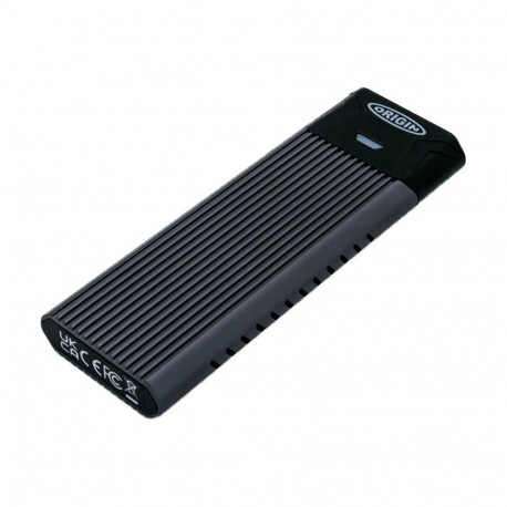 Origin Storage OS-EUCM2/NVME-SATA Black External SSD Enclosure (OS-EUCM2/NVME-SATA)