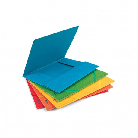 Kummiga mapp Forpus A4 kartongist, roheline (2 tk)