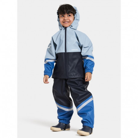 Vihmariiete komplekt Didriksons Waterman Kids Set 12 helesinine/tumesinine - 110