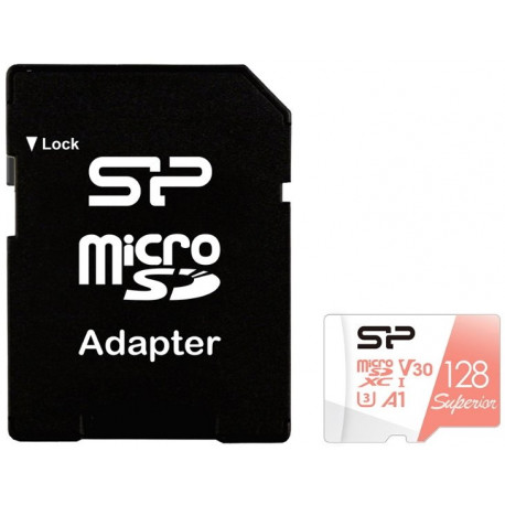 Silicon Power mälukaart microSDXC 128GB Superior A1 + adapter