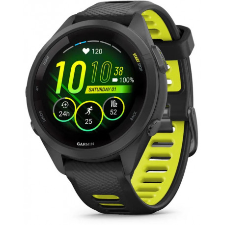 Garmin Forerunner 265S, black/yellow
