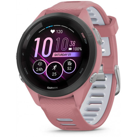 Garmin Forerunner 265S, black/pink