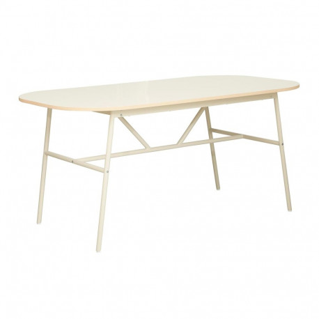 Dining table DESMOND 160x90xH76cm, beige