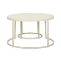 Coffee table HEDVIG 2pcs set, beige