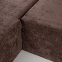 Corner sofa bed INGA brown