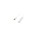 Logilink | Fast Ethernet USB 2.0 to RJ45 Adapter: | 0.115 m | White | USB-A to RJ45