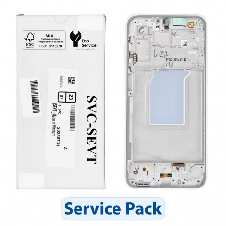 ServicePack LCD Display SAMSUNG A26 5G A266B White GH82-37049B