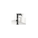 Vertical stack dual monitor mount