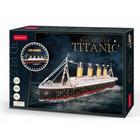 The CubicFun 3D Titanic Puzzle with LED Lights is one of the most popular and highl