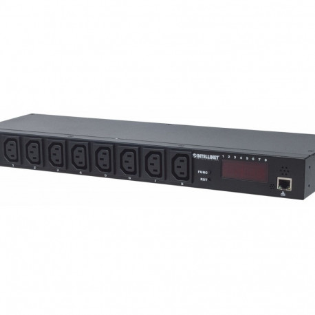 English Translation: 19" 1U Rack Power Distribution Unit (PDU) 110V-250V/16A
