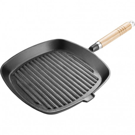 The Lamart LT1063 is a square grill pan from the "Cast" series. Here is a detailed 