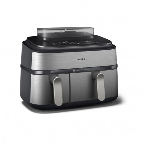 Air Fryer Philips NA555/00 Dual Basket 9L 2750W Silver