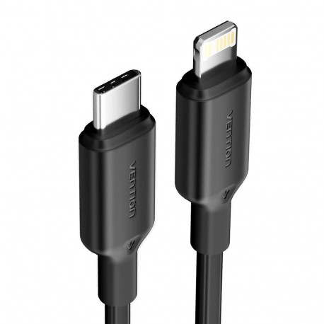 Cable - Vention USB-C to Lightning 3A 480Mbps 1m Black