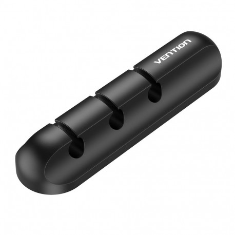 Cable Holder - Vention 7 Ports Desktop Cable Manager 150mm 22mm 14mm Black