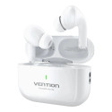 Wireless Headphones - Vention ECHO LITE E11 Bluetooth 5.4, 10m Range, White