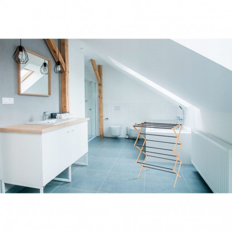 Clothes Dryer - PROMIS ANCONA 10m Steel Foldable 1000x700mm 8.5cm Depth