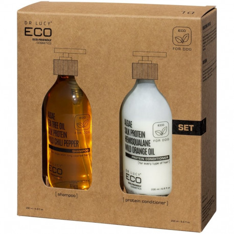 Pet Supplies - DR LUCY ECO SET Shampoo & Conditioner for Coarse Coat 200ml