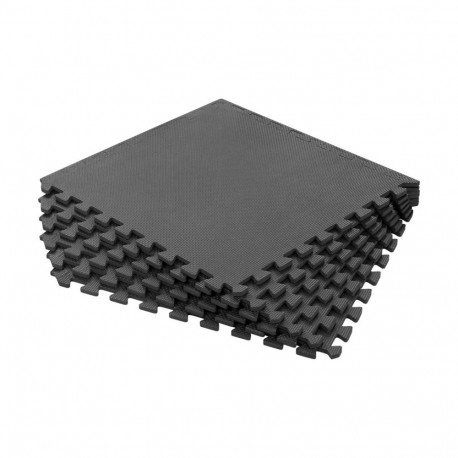 Gym Mat - REBEL ACTIVE 600mm x 600mm x 10mm Pack of 6