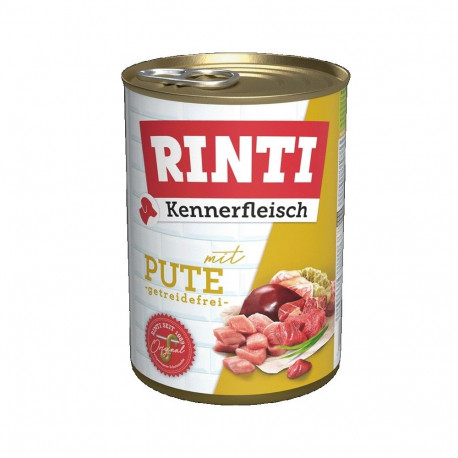 Dog Food - RINTI Kennerfleisch Turkey Wet Dog Food 400g Grain-Free