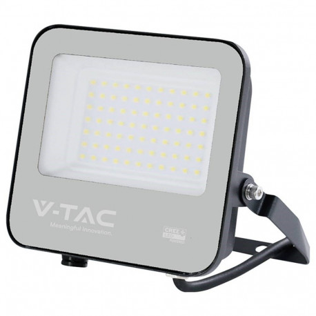 Lighting Fixture - V-TAC 50W LED Floodlight 6750lm 4000K Black