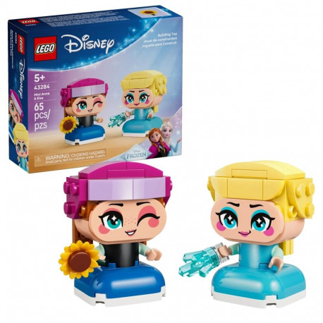 Constructor - LEGO Disney 43284 Mini Anna and Elsa (Lego, 65 pieces, Ages 5+)