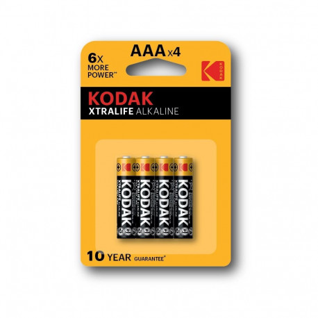 Battery - Kodak AAA Alkaline 1.5V 1050mAh (4-pack)