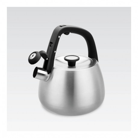 Electric Kettle - Maestro MR-1318 2.5L Stainless Steel, Cool Touch Handle, Silver, Black