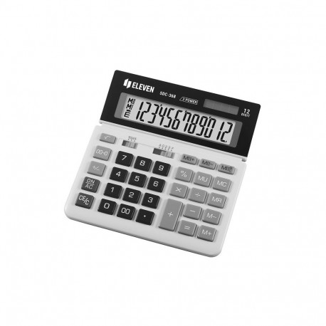 Calculator - Eleven SDC-368 12-Digit Solar/Battery Pocket Calculator