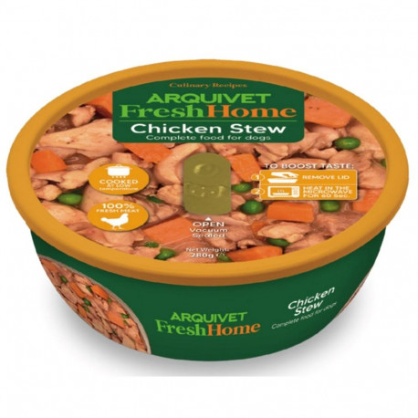 Dog Food - ARQUIVET Fresh Home Chicken Stew Wet Dog Food 280g