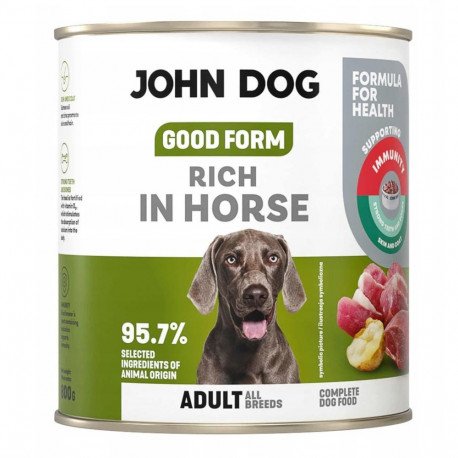 Dog Food - JOHN DOG Good Form Rich in Horse 800g Gluten-Free