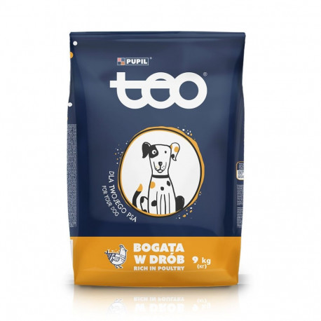 Dog Food - Teo Rich in Poultry Dry Dog Food 23% Protein 12% Fat 9kg