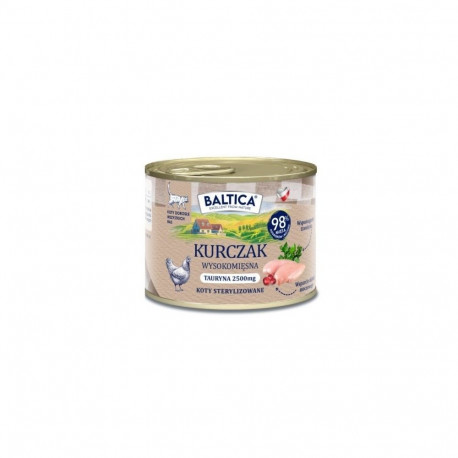 Cat Food - BALTICA Smaki regionów Chicken Wet Food 185g Soy-Free Gluten-Free