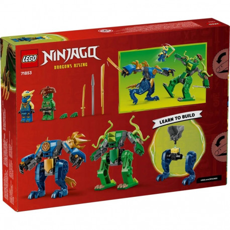 Constructor - LEGO NINJAGO 71853 Jay's Dragon Mech Fight (Lego, 107 pieces, 2 minifigures)