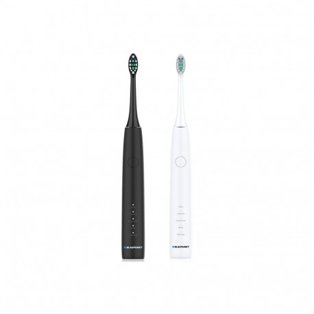 Electric Toothbrush - Blaupunkt DTS201SET Sonic Toothbrush Set, 5 Modes, 2 Handles, 6 Heads