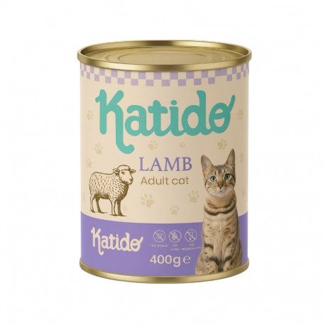 Cat Food - KATIDO Lamb Wet Cat Food 400g Grain-Free 10.8% Protein