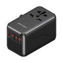 Adapter - Vention 100W Charger 1xUSB-A 3xUSB-C Black