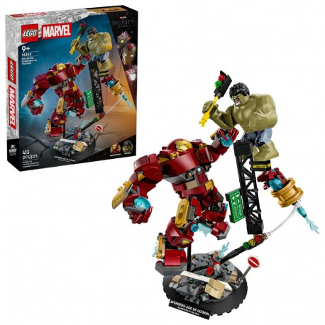 Constructor - LEGO MARVEL 76343 Epic Battle Hulkbuster vs. The Hulk (Lego, 413 pcs, Ages 9+)