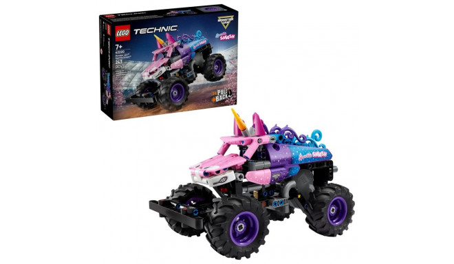 Construction Set - LEGO TECHNIC 42220 Monster Jam Pull-Back 243 Pieces