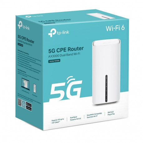 Wireless Router - TP-Link Archer NX500 Wi-Fi 6 Dual-Band 2402 Mbit/s White