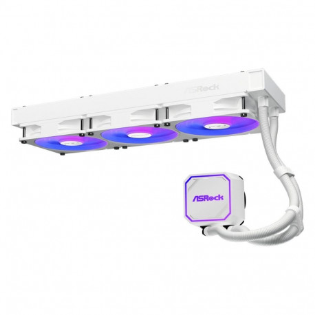 CPU Cooler - ASRock Pro White 360 ARGB Cooling (Asrock, 3x 12cm fans, 3200 RPM, White)