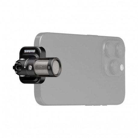 Microphone - Shure MV88-USBC Condenser USB-C 20-20kHz Black