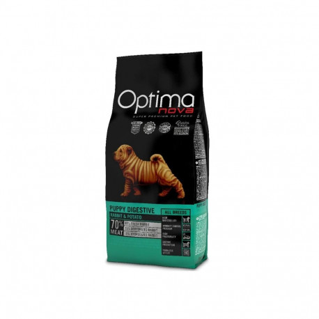 Dog Food - Optimanova Puppy Digestive Rabbit & Potato 12kg